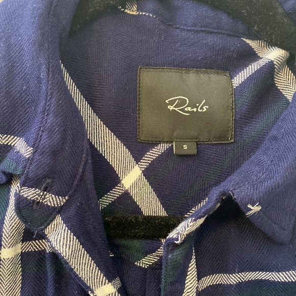 Blue Rails flannel - Picture 2 of 3